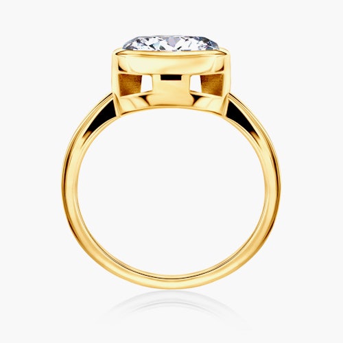 Pierścionek zaręczynowy SAVICKI: złoty, diament